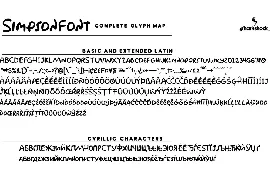 Simpsonfont