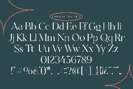 Belgietta - Ligature Display Serif font