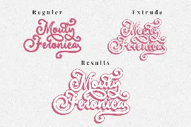 Mouly Feronica - A Bold Script Font