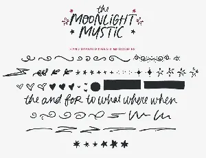 Moonlight Mystic Typeface font