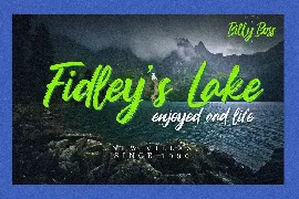 Billy Boss - Rough Brush Font