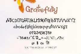 Gratefully - Slab Serif Font