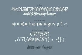 Back To December font