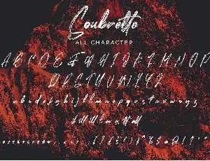 Soubrette - Textured Brush Font