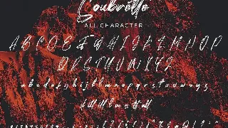 Soubrette - Textured Brush Font