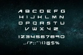 Rigel Canopus Futuristic Font