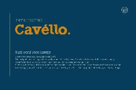 CavÃ©llo font