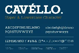 CavÃ©llo font