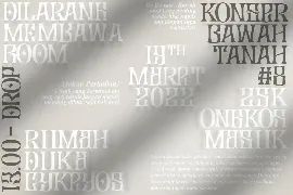 Elvaqir Display font