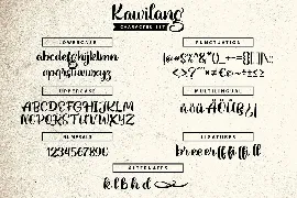 Kawilang | Handwriting Brush Font