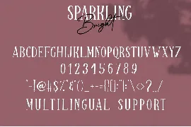 Sparkling Bright - Beauty Font Duo