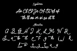 Static Room Cursive Script Font