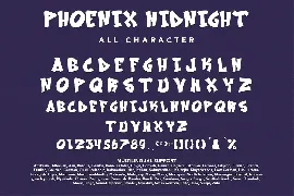 Phoenix Midnight - Graffiti Display Font