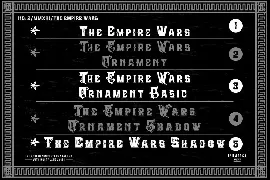 The Empire Wars (family font)