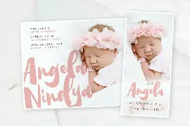 Baby Sunday - Calligraphy Font