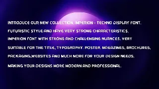 Imperion Techno Font