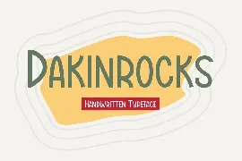 Dakinrocks font