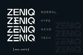 Zeniq font