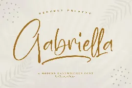 Gabriella Handwritten Font