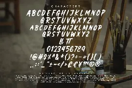 Silent Brush font