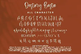 Destiny Bestie - Beauty Handwritten Font