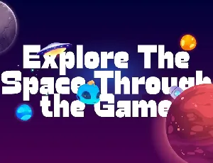 Astroga - Space Futuristic Font