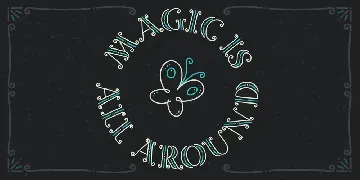 Magic Curls font