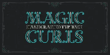 Magic Curls font