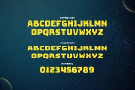 Starburst - A Space Futuristic Font