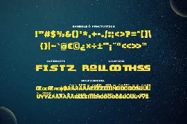 Starburst - A Space Futuristic Font