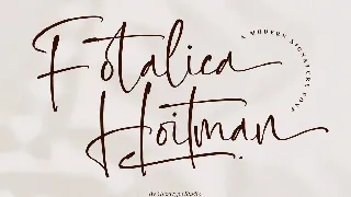 Fotalica Hoitman Signature Font