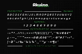 Akuina font