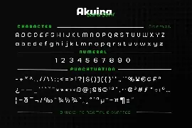 Akuina font