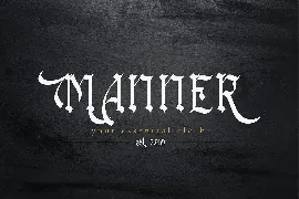 San Meira | Blackletter Typeface font