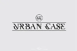 UrbanCase font