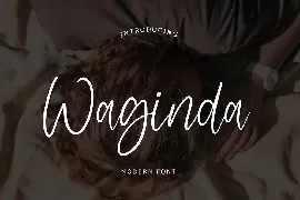 Waginda Modern Font