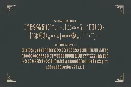 Reinbrow - Vintage Display Font