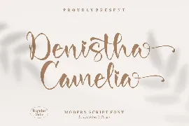 Denistha Camelia Script Font