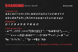 Sharung font