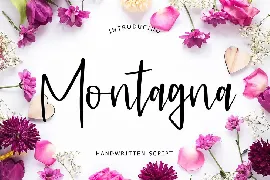 Montagna Handwritten Script font