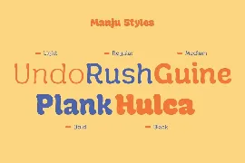 Manju font