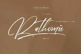 Brithan Modern Signature Font