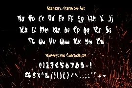 FlameFire Display Font