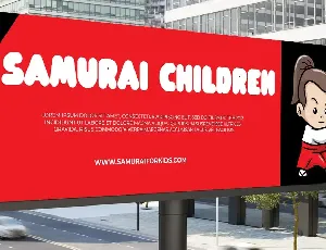 KAWAI CITY - Cute Japan Display Font