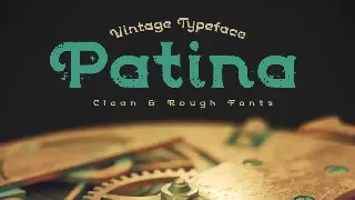 Patina font