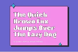 York Game - Retro Font