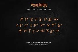 Hunterlife-Blackletter Font