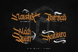 Hunterlife-Blackletter Font