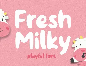 Fresh Milky font