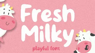 Fresh Milky font